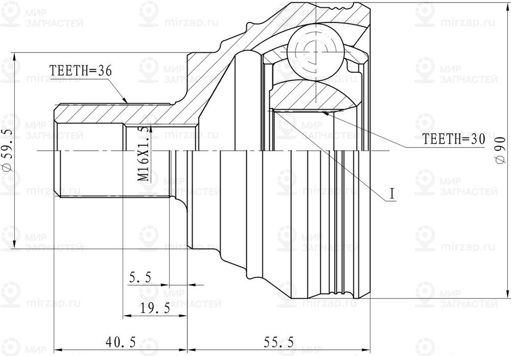 Запчасть GANZ GIK04035