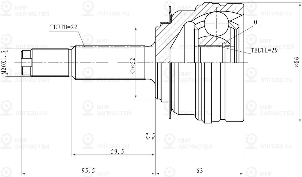 Запчасть GANZ GIK04050