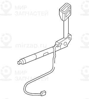 Поясной ремень с натяжителем Л! заменен на 72117210887 BMW 72119117239