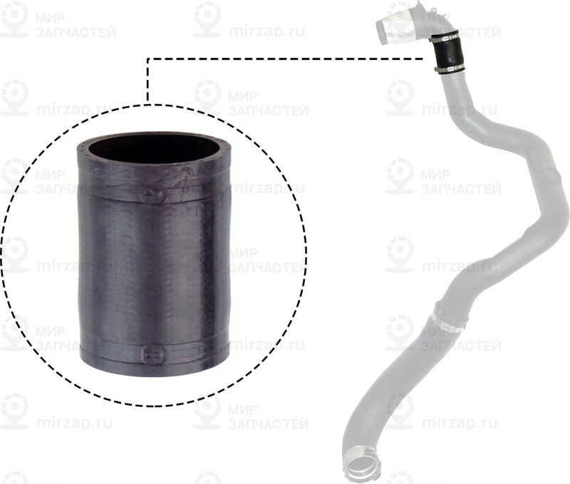 Трубка нагнетаемого воздуха GATES 090534