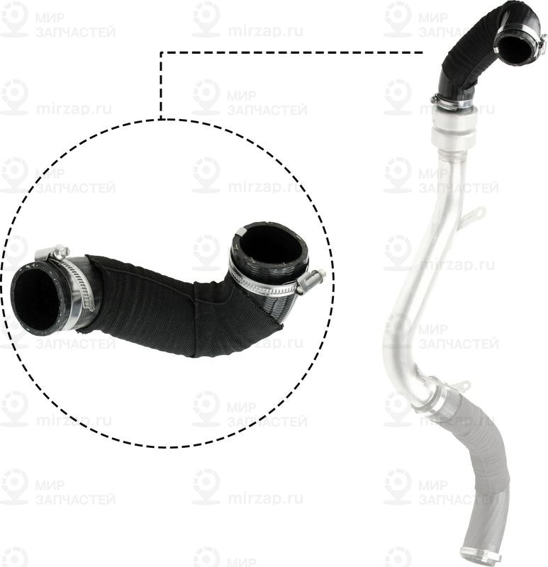 Трубка нагнетаемого воздуха GATES 090644