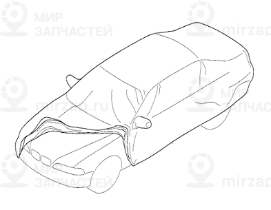 Защитный плащ для прогулки BMW 82150018231