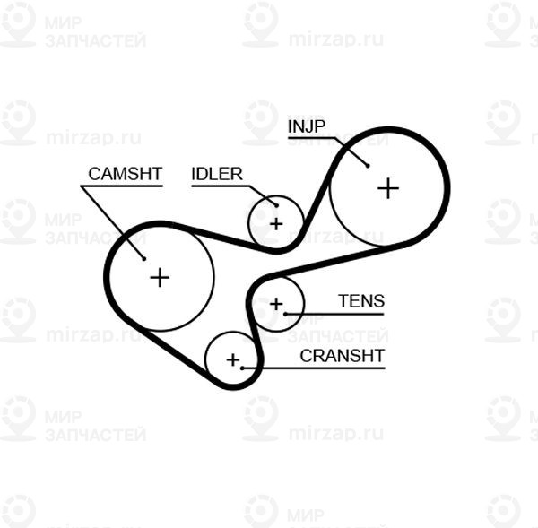 Запчасть GATES 5639XS