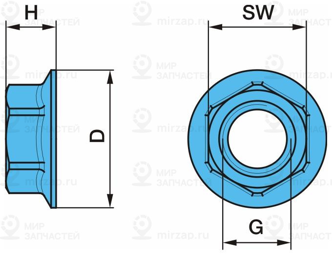 Запчасть BPW 0252733380