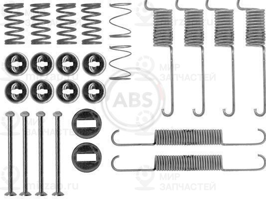 Комплектующие, тормозная колодка ABS 0715Q
