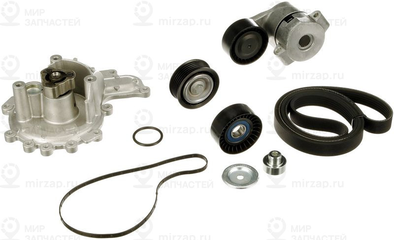 Водяной насос + комплект ручейковых ремней GATES KP16PK1640