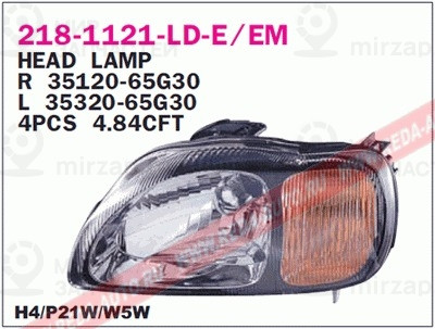 Запчасть DEPO 2181121RLDEM