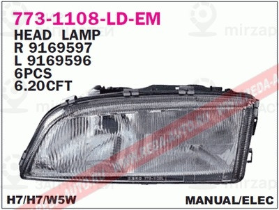 Запчасть DEPO 7731108RLDEM