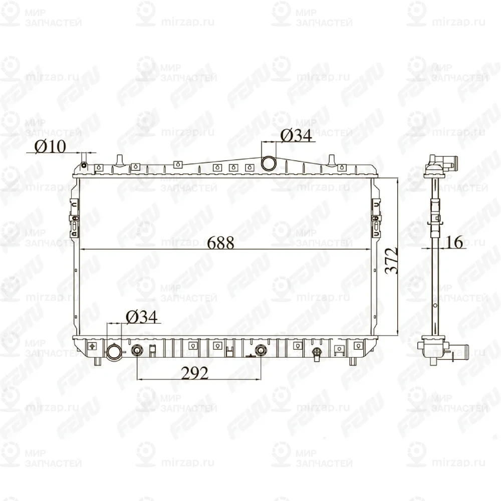 Запчасть FEHU FRC1272