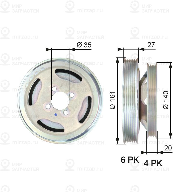 Запчасть GATES TVD1075