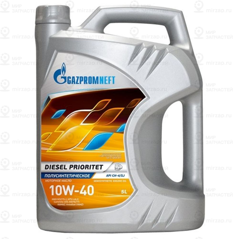 Масло Моторное Gazpromneft Diesel Prioritet 10W-40 Полусинтетическое 5 Л 2531421 GAZPROMNEFT 253142109