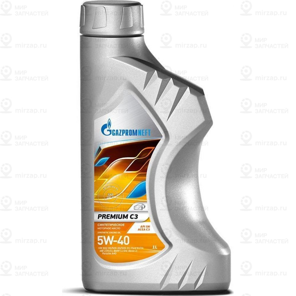 Масло Моторное Gazpromneft Premium C3 5W-40 Синтетическое 1 Л 253142232 GAZPROMNEFT 253142232