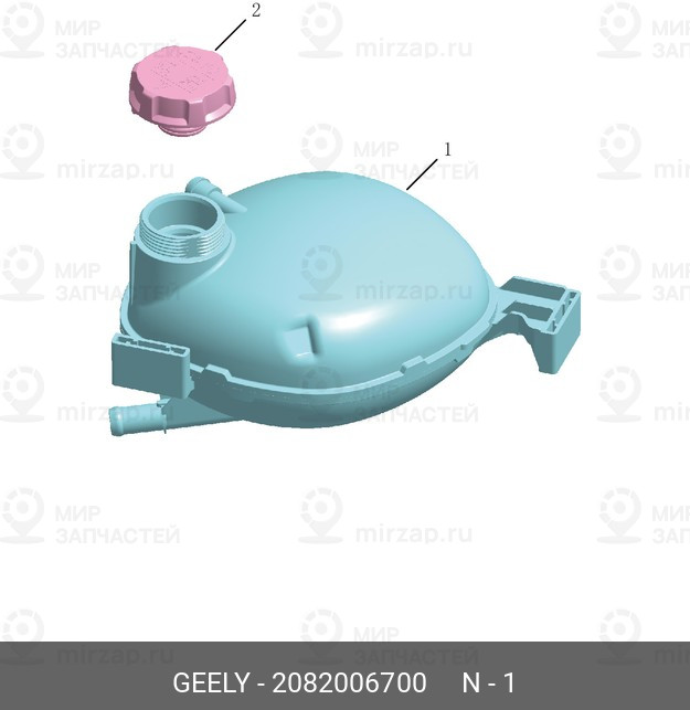 Запчасть GEELY 2082006700