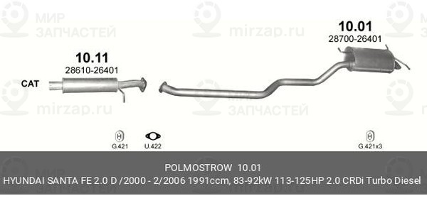 Запчасть Bardahl 1001