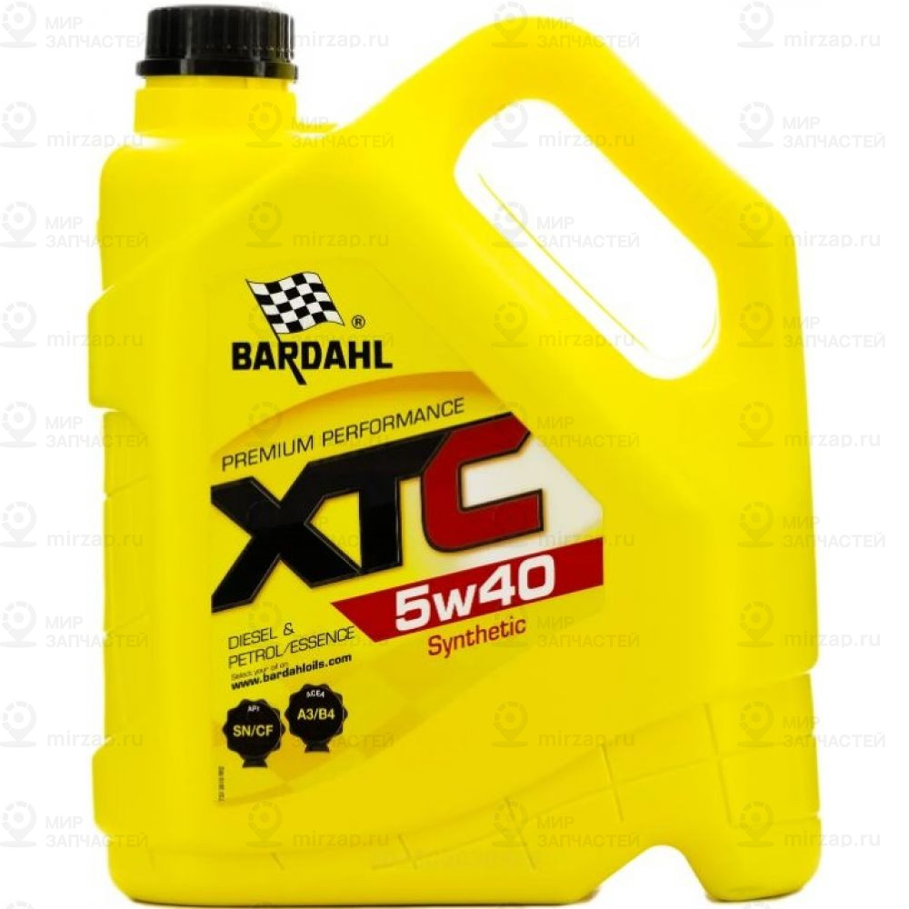 Масло Синтетическое Всесезонное Xtc 5W40 4L
 Bardahl 36162