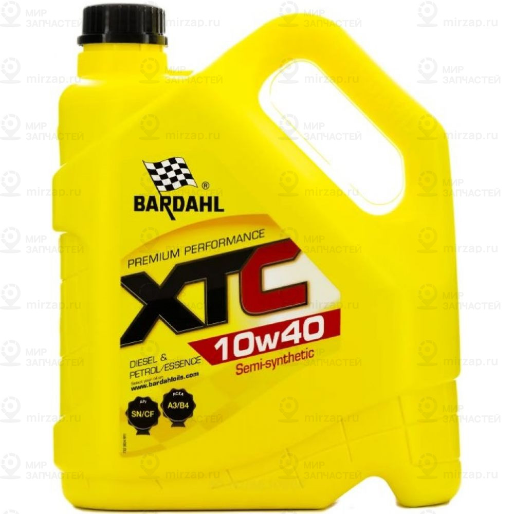 Масло Моторное Полусинтетическое Xtc 10W40 4L
 Bardahl 36242
