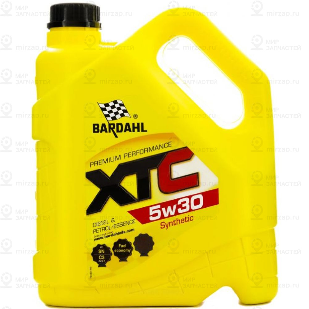 Масло Моторное Синтетическое Среднезольное Xtc 5W30 4L
 Bardahl 36312