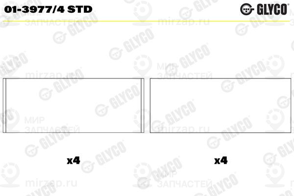 Шатунный подшипник GLYCO 0139774STD