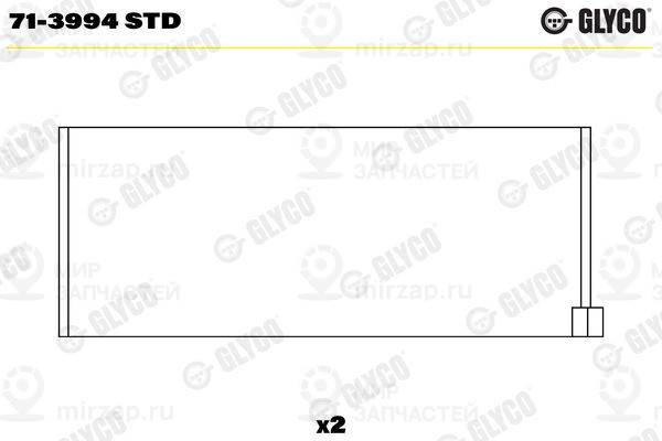 Шатунный подшипник GLYCO 713994STD