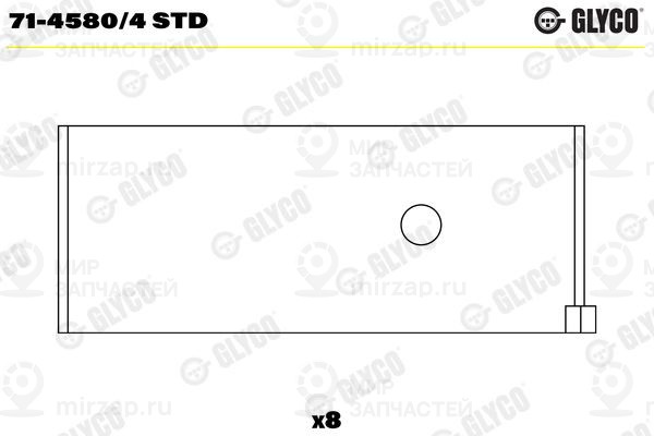 Шатунный подшипник GLYCO 7145804STD