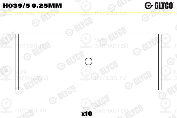 Запчасть GLYCO H0395025MM