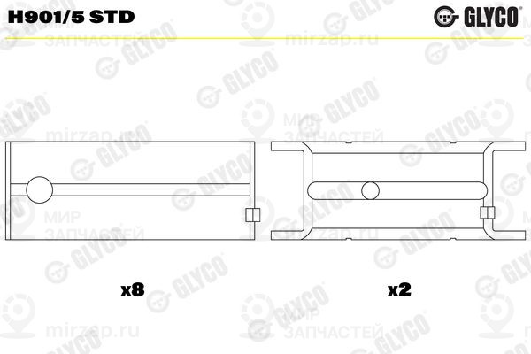 Запчасть GLYCO H9015STD