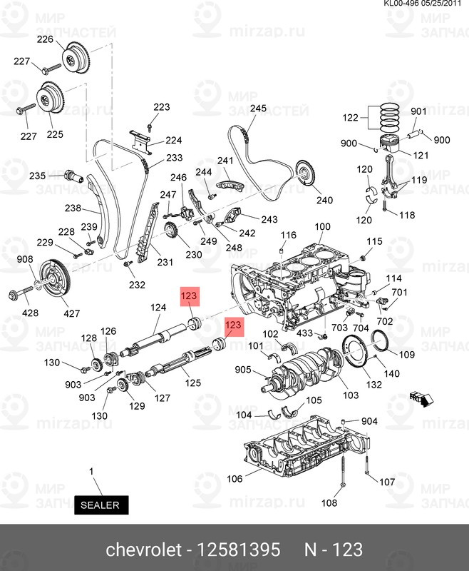 Запчасть GM 12581395