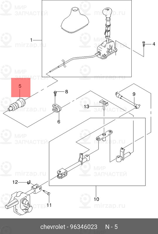 Запчасть GM 96346023