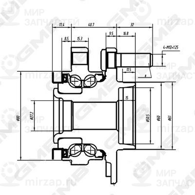 Запчасть GMB GH33130M