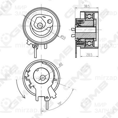 Запчасть GMB GTB0320