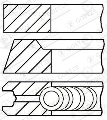 Запчасть GOETZE 0811120000