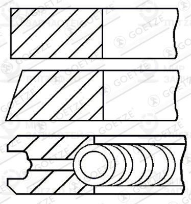 Запчасть GOETZE 0813840600