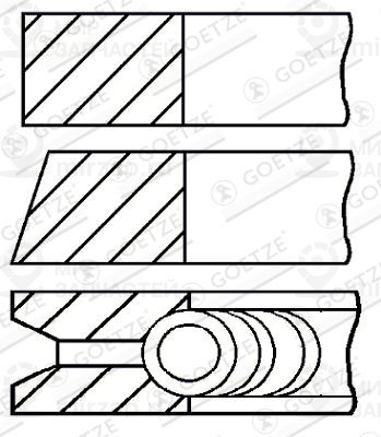 Запчасть GOETZE 0833640000