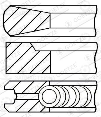 Запчасть GOETZE 0833750000