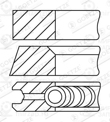 Запчасть GOETZE 0842180030