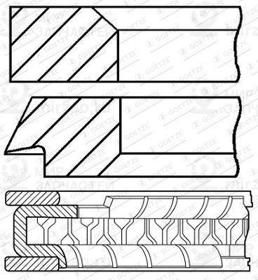 Запчасть GOETZE 0842480010