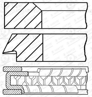 Запчасть GOETZE 0842480730