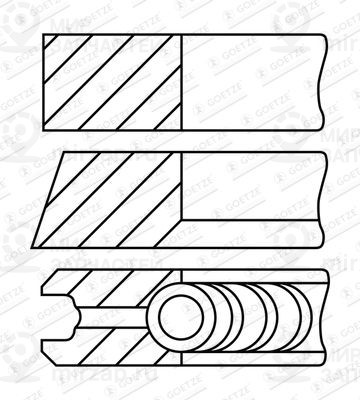 Запчасть GOETZE 0843310000