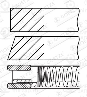 Запчасть GOETZE 0843390000