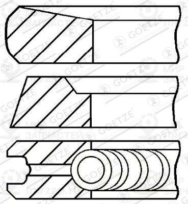 Запчасть GOETZE 0844030000