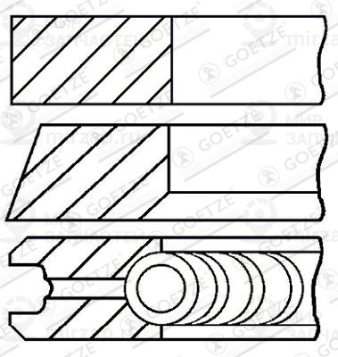 Запчасть GOETZE 0850150700