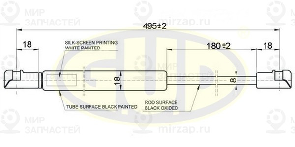 Запчасть G.U.D GGS020196