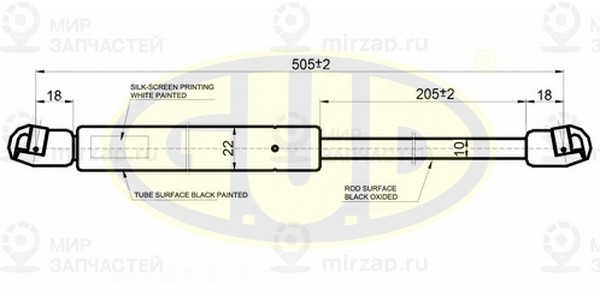 Запчасть G.U.D GGS020411