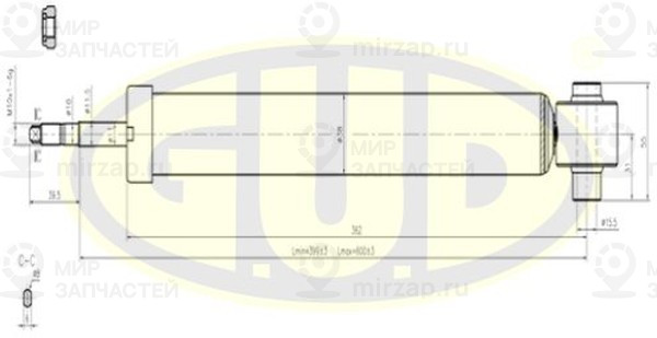 Запчасть G.U.D GSA341814