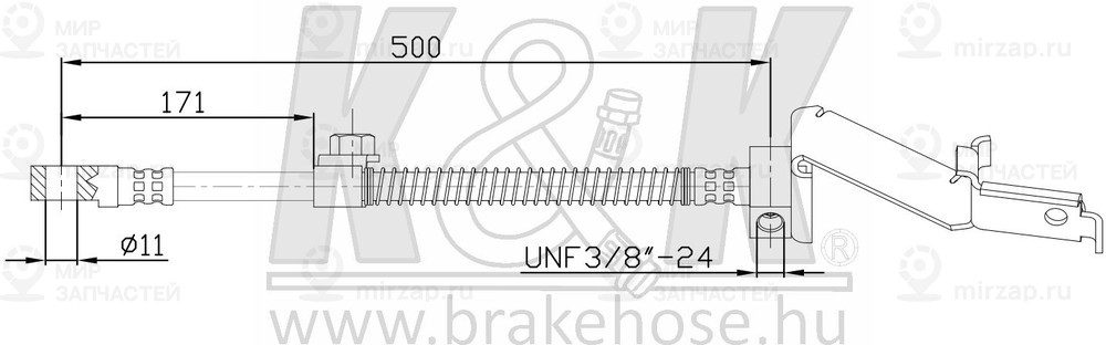 Запчасть K&K FT0818