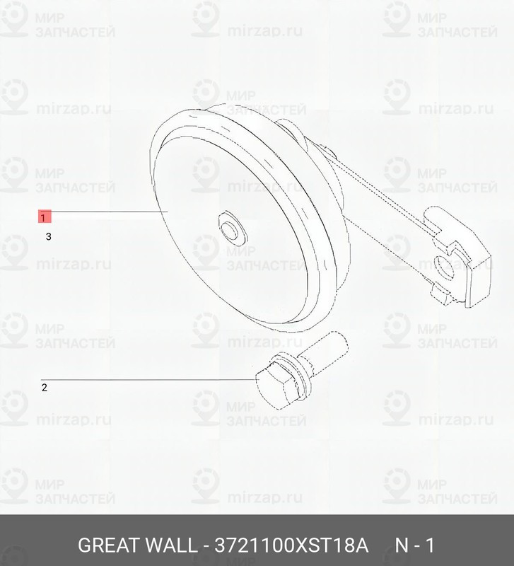 Запчасть HAVAL 3721100XST18A