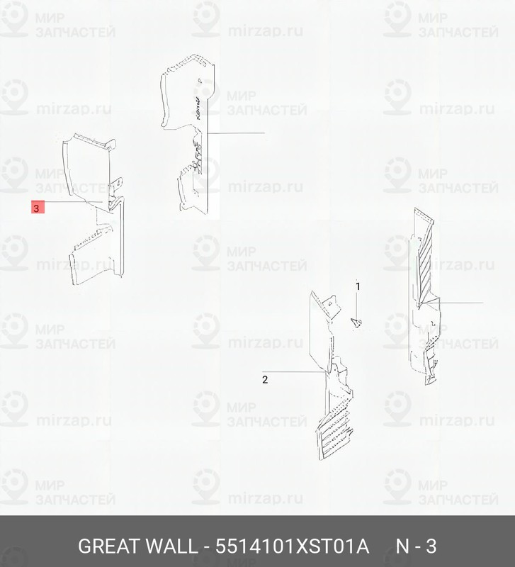 Запчасть HAVAL 5514101XST01A