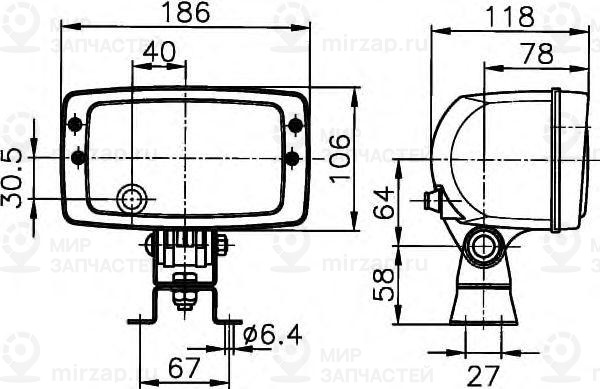 Запчасть HELLA 1AB996213001