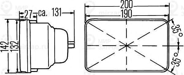 Запчасть HELLA 1AE003427011