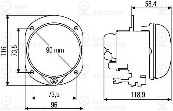 Запчасть HELLA 1N0010294001